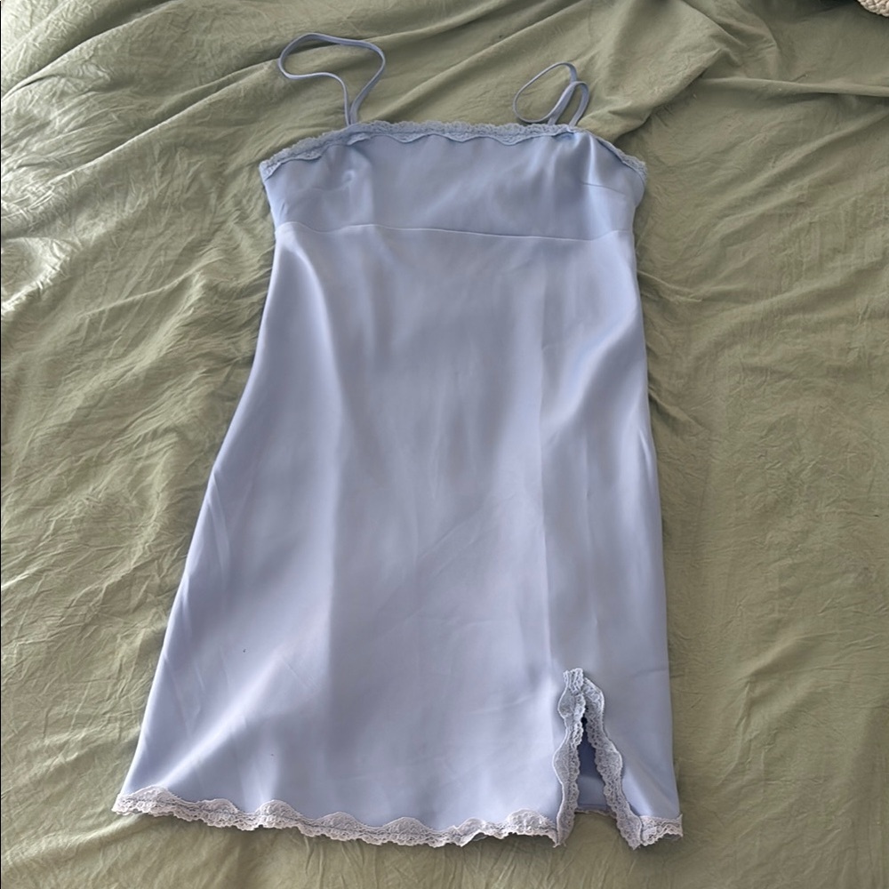 Elegant Lavender Slip Dress